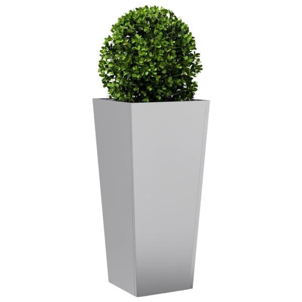 vidaXL plantekrukker 2 stk. 35x35x75 cm galvaniseret stål