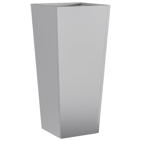 vidaXL plantekrukker 2 stk. 35x35x75 cm galvaniseret stål