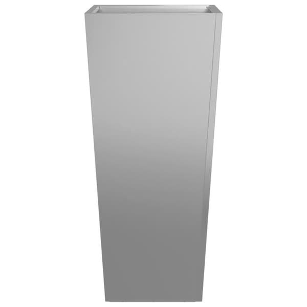 vidaXL plantekrukker 2 stk. 35x35x75 cm galvaniseret stål