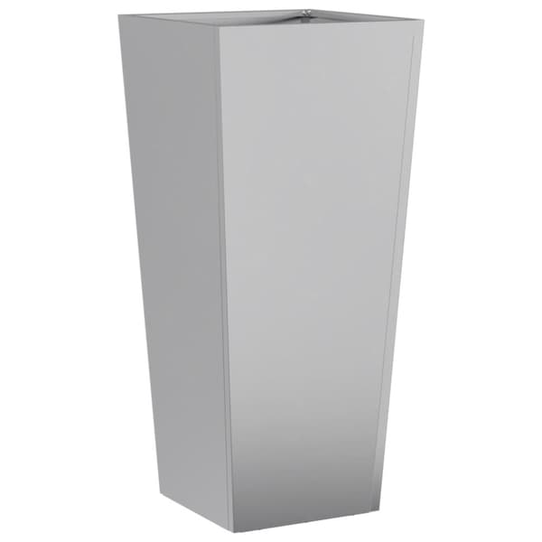 vidaXL plantekrukker 2 stk. 35x35x75 cm galvaniseret stål
