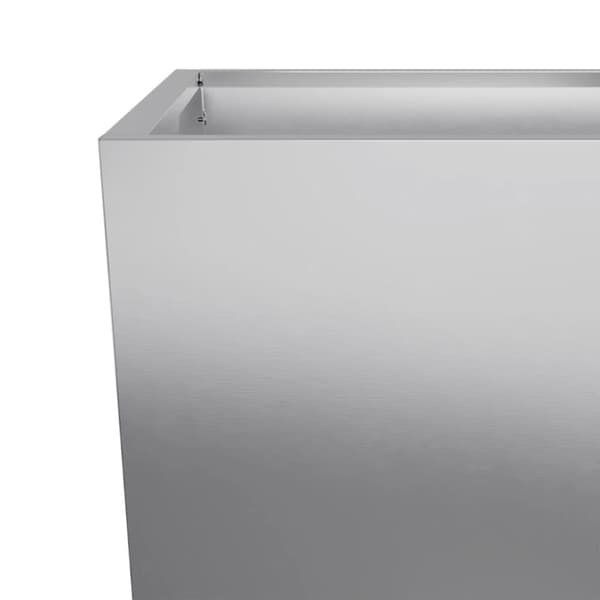 vidaXL plantekrukker 2 stk. 35x35x75 cm galvaniseret stål