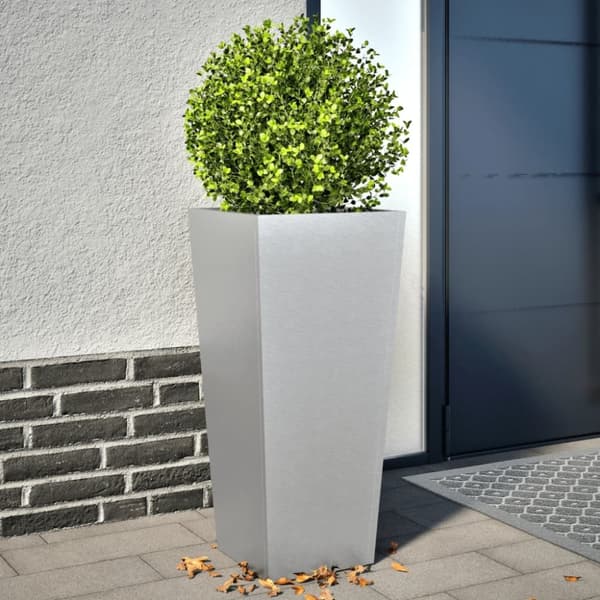 vidaXL plantekrukker 2 stk. 35x35x75 cm galvaniseret stål
