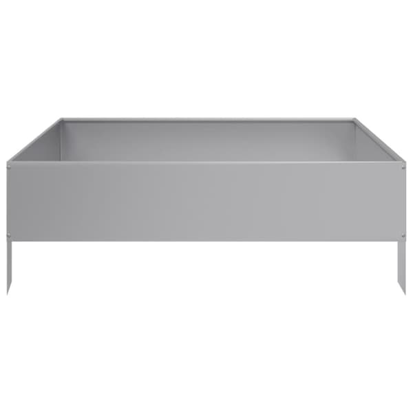 vidaXL Høybed 100x100x33,5 cm galvanisert stål