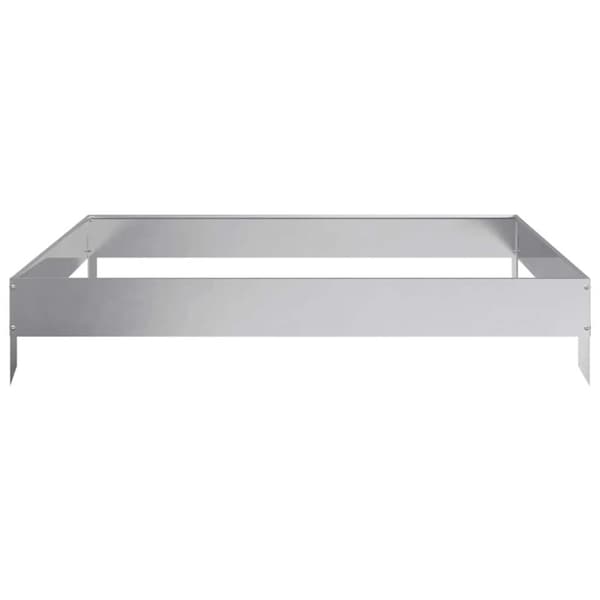 vidaXL højbed 100x100x18,5 cm galvaniseret stål