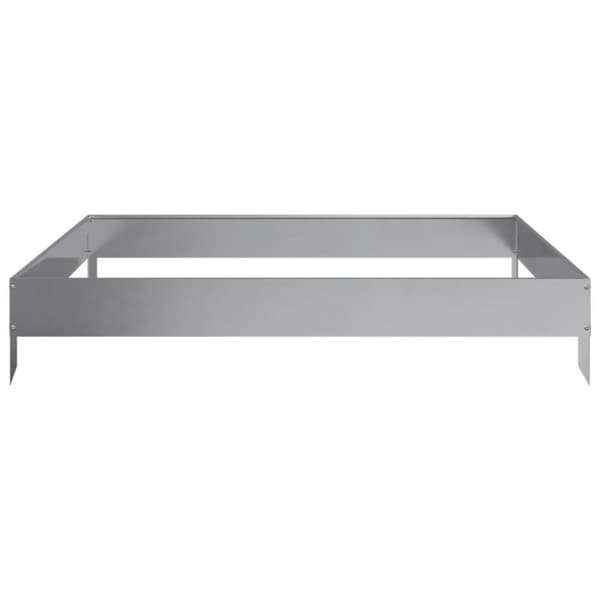 vidaXL højbed 100x100x18,5 cm galvaniseret stål