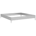 Miniatyrbillede 1 af 11: vidaXL højbed 100x100x18,5 cm galvaniseret stål