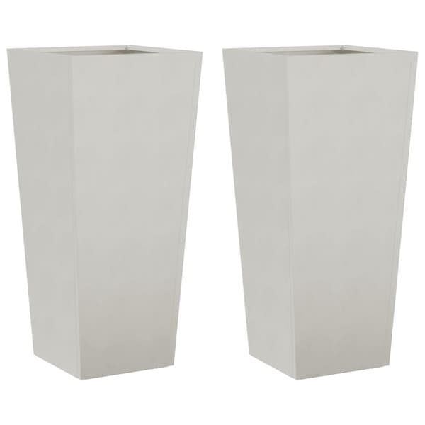 vidaXL plantekasser 2 stk. 35x35x75 cm rustfrit stål