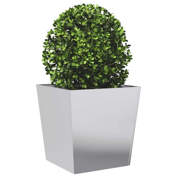 vidaXL Plantekasse 50x50x50 cm galvanisert stål