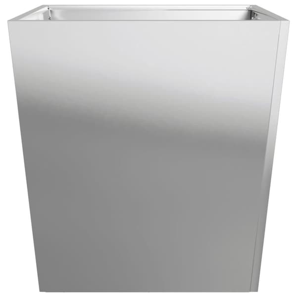 vidaXL Plantekasse 50x50x50 cm galvanisert stål