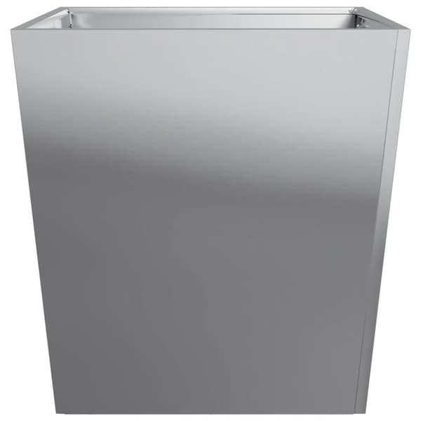 vidaXL Plantekasse 50x50x50 cm galvanisert stål