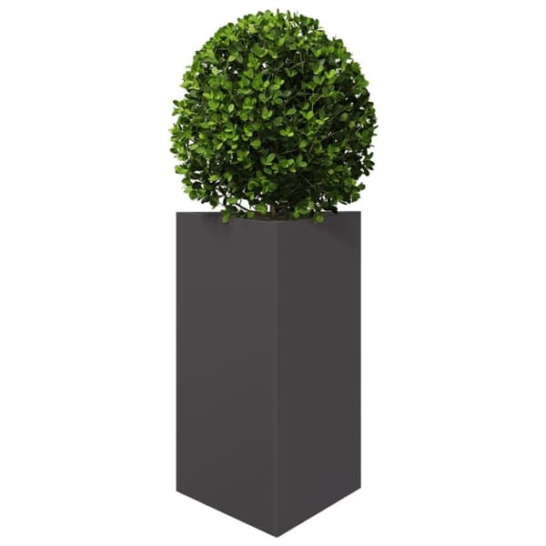 vidaXL Plantekasser 2 stk svart trekantet 50x43x75 cm stål