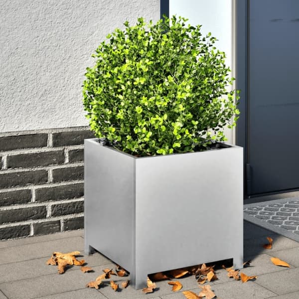 vidaXL plantekrukker 2 stk. 40x40x40 cm galvaniseret stål