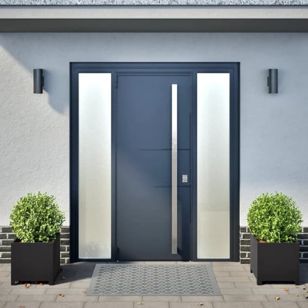 vidaXL plantekrukker 2 stk. 40x40x40 cm stål sort