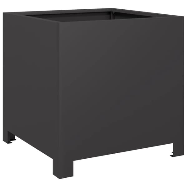 vidaXL plantekrukker 2 stk. 40x40x40 cm stål sort