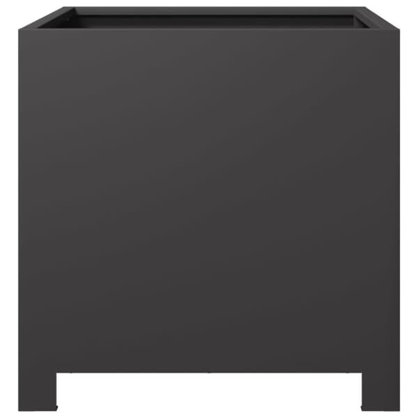 vidaXL plantekrukker 2 stk. 40x40x40 cm stål sort