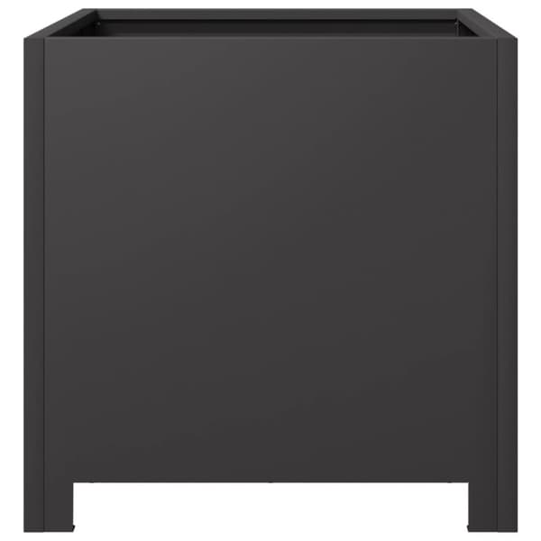 vidaXL plantekrukker 2 stk. 40x40x40 cm stål sort