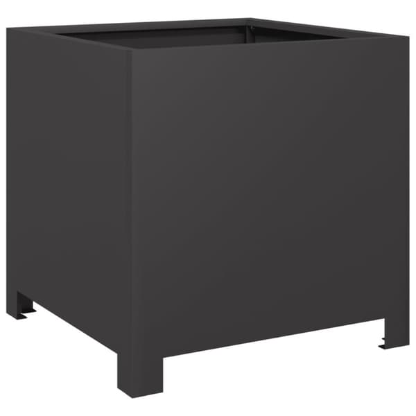 vidaXL plantekrukker 2 stk. 40x40x40 cm stål sort