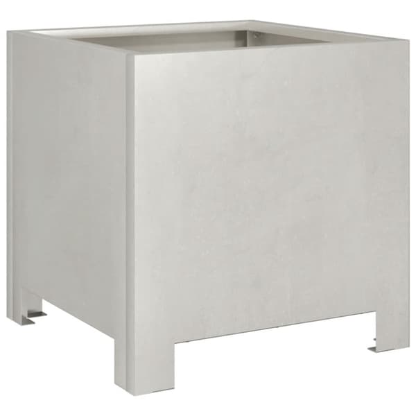 vidaXL plantekrukke 30x30x30 cm rustfrit stål