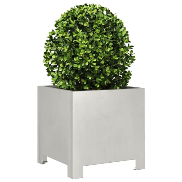 vidaXL plantekrukke 30x30x30 cm rustfrit stål