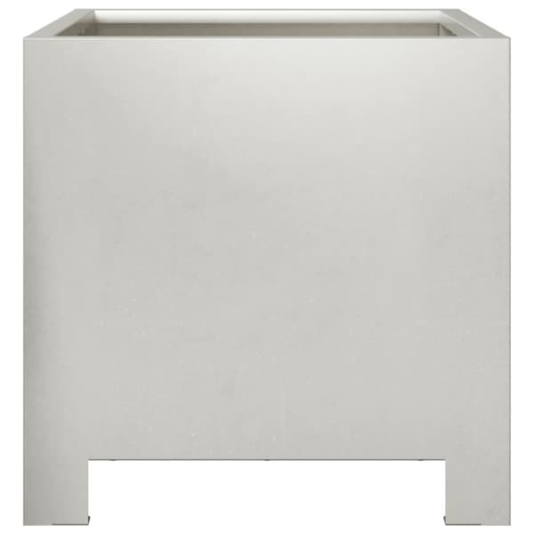 vidaXL plantekrukke 30x30x30 cm rustfrit stål