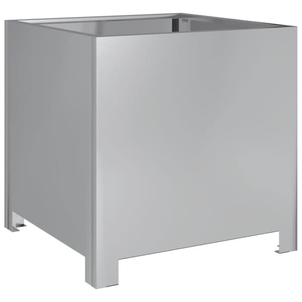 vidaXL plantekrukke 40x40x40 cm galvaniseret stål