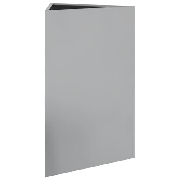 vidaXL Puutarhakukkalaatikot 2 kpl kolmio 50x43x75 cm galvanoitu teräs