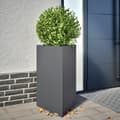 Miniatyrbilde 2 av 11: vidaXL Plantekasse antrasitt trekantet 50x43x75 cm stål