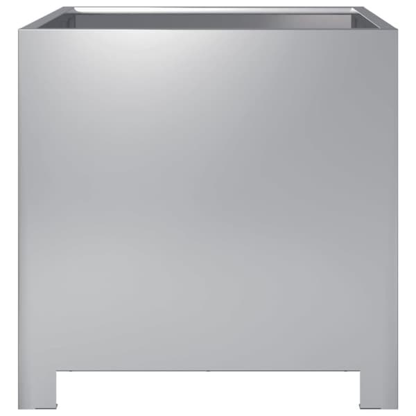 vidaXL Plantekasse 40x40x40 cm galvanisert stål