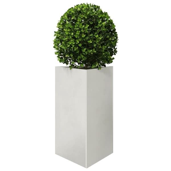 vidaXL Plantekasser 2 stk trekantet 50x43x75 cm rustfritt stål