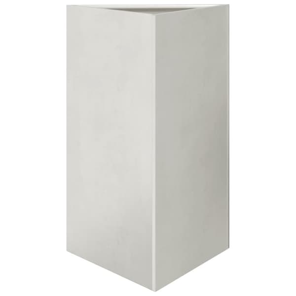 vidaXL Plantekasser 2 stk trekantet 50x43x75 cm rustfritt stål