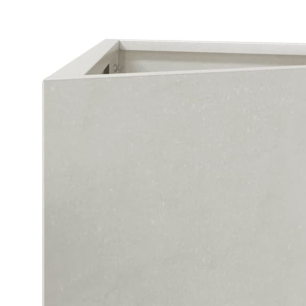 vidaXL Plantekasser 2 stk trekantet 50x43x75 cm rustfritt stål