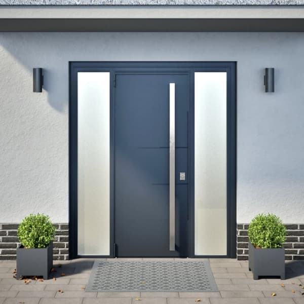 vidaXL Plantekasser 2 stk antrasitt 30x30x30 cm stål