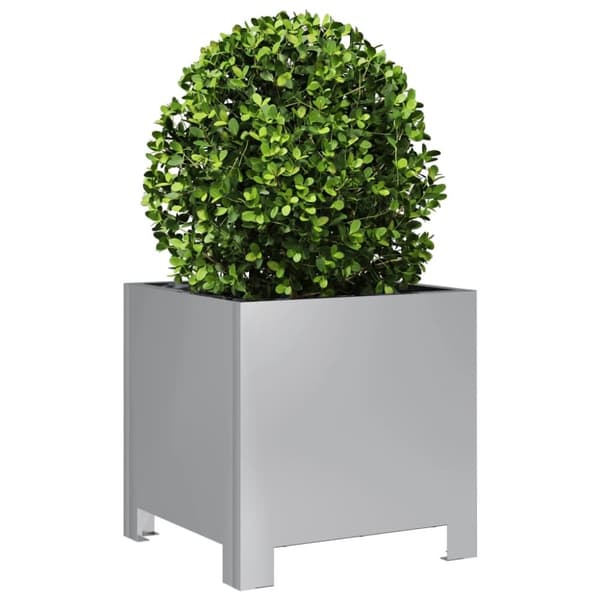 vidaXL Plantekasser 2 stk 30x30x30 cm galvanisert stål