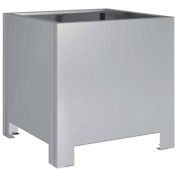 vidaXL Plantekasser 2 stk 30x30x30 cm galvanisert stål