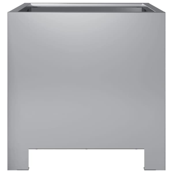 vidaXL Plantekasser 2 stk 30x30x30 cm galvanisert stål