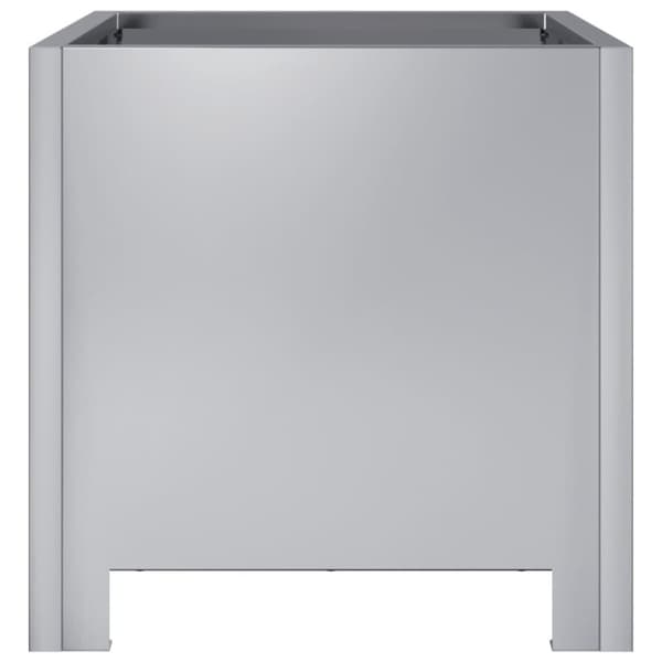 vidaXL Plantekasser 2 stk 30x30x30 cm galvanisert stål