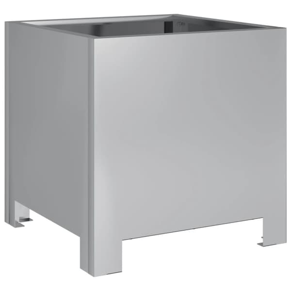 vidaXL Plantekasser 2 stk 30x30x30 cm galvanisert stål