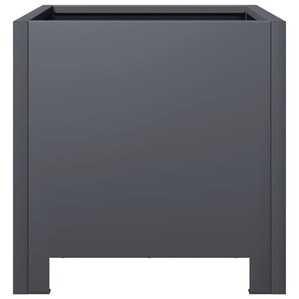 vidaXL plantekasse 30x30x30 cm stål antracitgrå