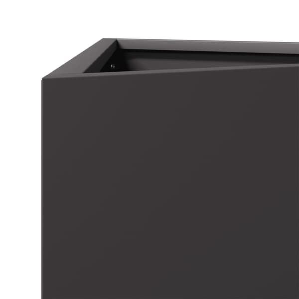 vidaXL plantekrukker 2 stk. 30x26x75 cm trekantet stål sort