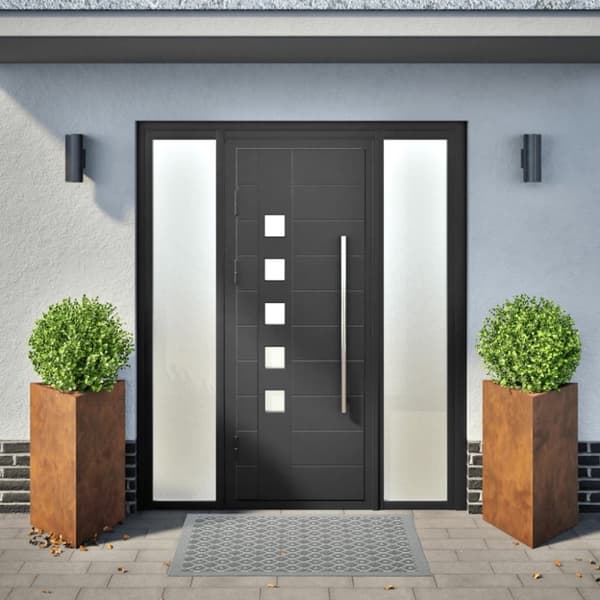 vidaXL Havekrukker 2 stk Trekantet 50x43x75 cm Forvitringsstål