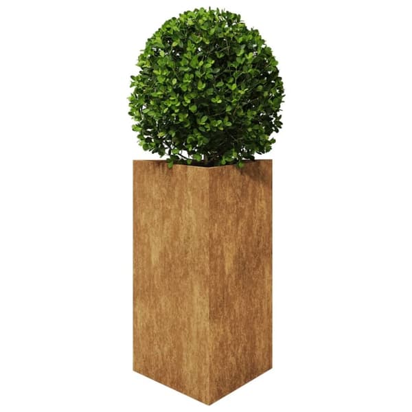 vidaXL Havekrukker 2 stk Trekantet 50x43x75 cm Forvitringsstål
