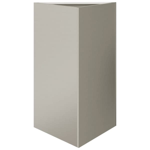 vidaXL Havekrukker 2 stk Trekantet 50x43x75 cm Forvitringsstål