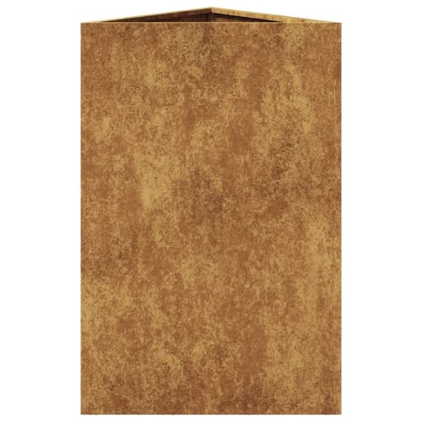 vidaXL Havekrukker 2 stk Trekantet 50x43x75 cm Forvitringsstål