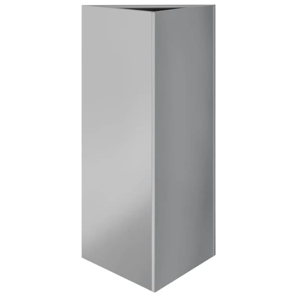 vidaXL plantekasse 40x40x75 cm trekantet galvaniseret stål
