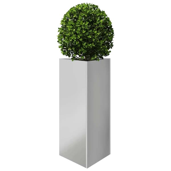 vidaXL plantekasse 40x40x75 cm trekantet galvaniseret stål