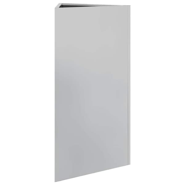 vidaXL plantekasse 40x40x75 cm trekantet galvaniseret stål