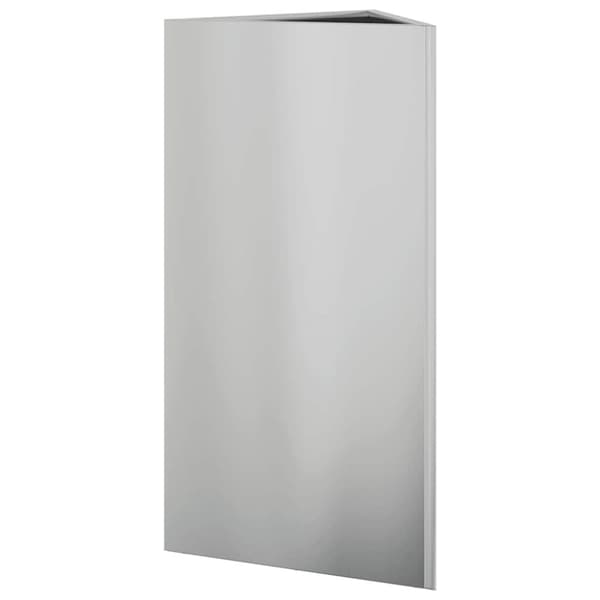 vidaXL plantekasse 40x40x75 cm trekantet galvaniseret stål