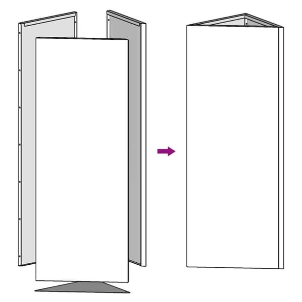 vidaXL plantekasse 40x40x75 cm trekantet galvaniseret stål