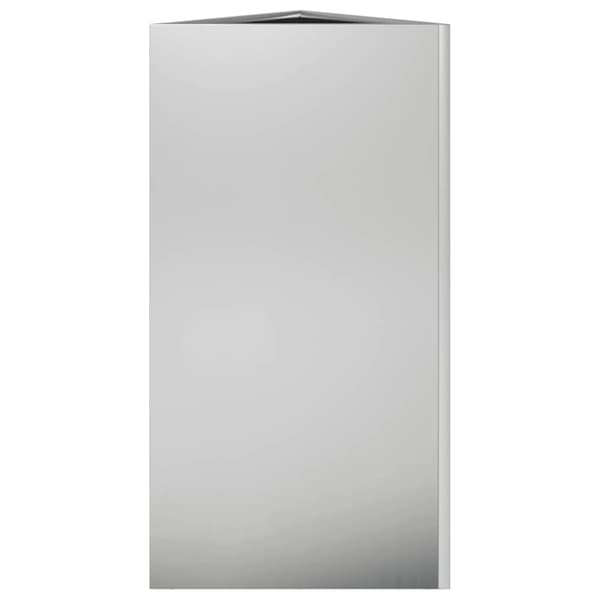 vidaXL Plantekasse trekantet 40x40x75 cm galvanisert stål