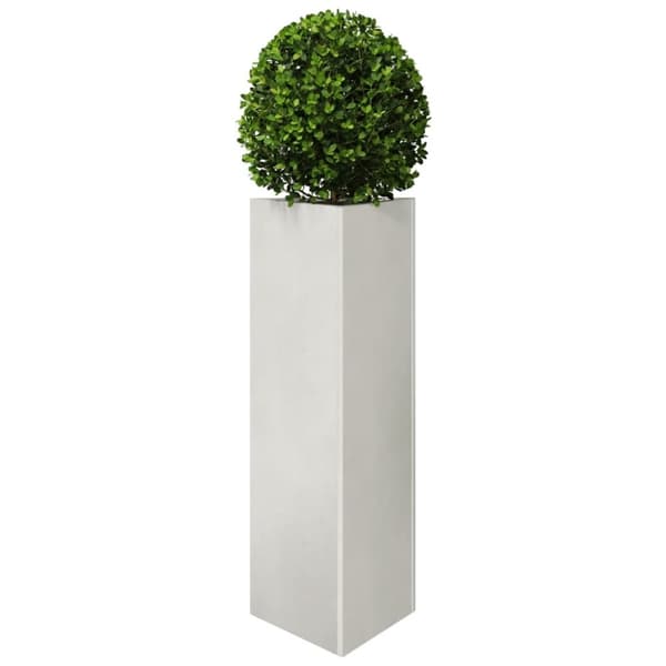 vidaXL plantekrukker 2 stk. 30x26x75 cm trekantet rustfrit stål sort